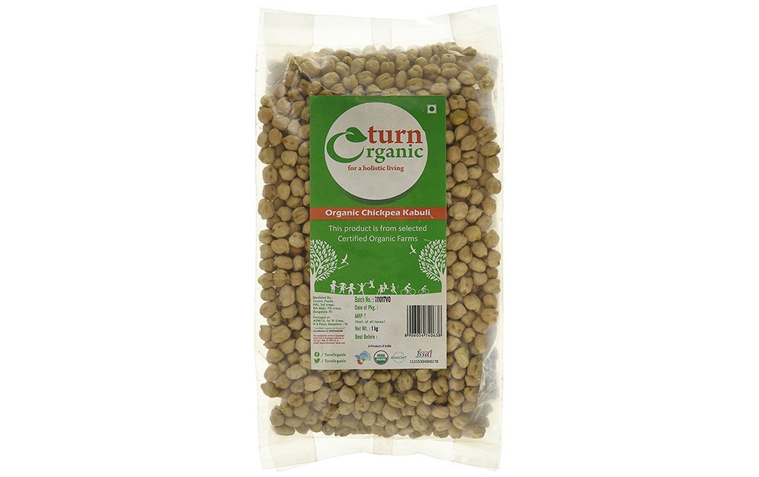 Turn Organic Chickpea Kabuli    Pack  1 kilogram